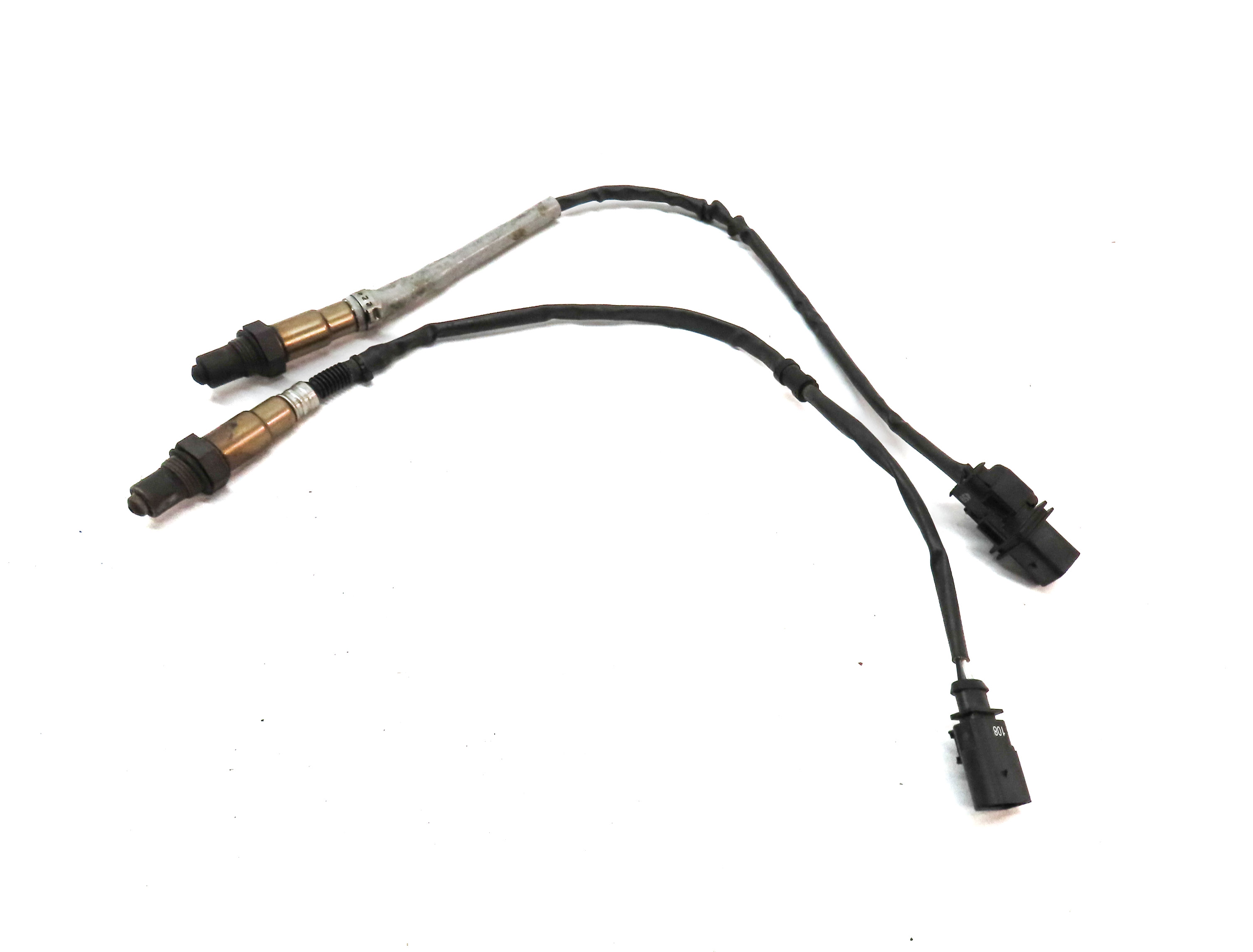 2018 AUDI Q3 (8U) 2.0L TURBO (CCTA) ENGINE OXYGEN O2 LAMBDA PROBE SENSOR SET/2 — exact item pictured
